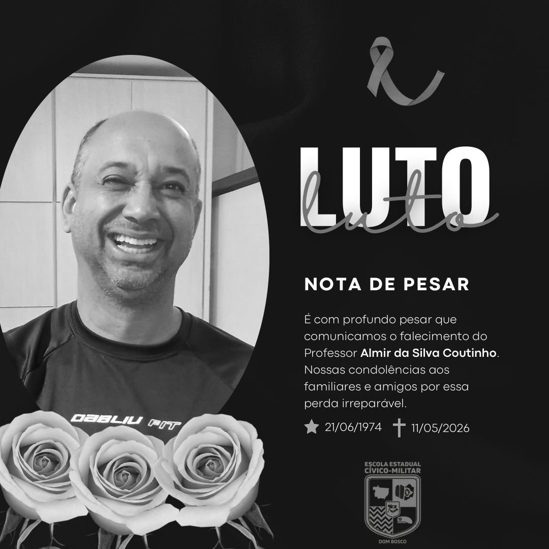Nota de Pesar – Professor Almir da Silva Coutinho